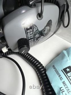 DetectorPRO Gray Ghost Ultimate Metal Detector Headphones 1/4 Angled Plug NEW