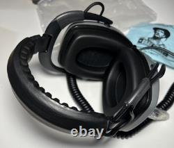 DetectorPRO Gray Ghost Ultimate Metal Detector Headphones 1/4 Angled Plug NEW