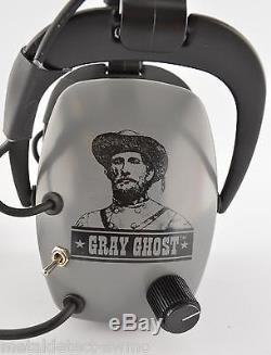DetectorPro Gray Ghost, Original Metal Detector Headphones