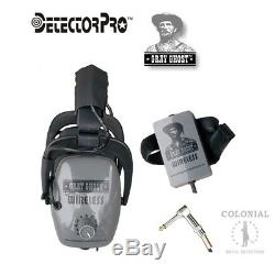 DetectorPro Gray Ghost Wireless Headphones FBS & CTX 3030 Free Shipping