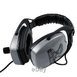 DetectorPro Original Gray Ghost Platinum Series Headphones with 1/4 Angle Plug