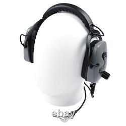 DetectorPro Ultimate Gray Ghost Platinum Series Headphones with 1/4 Angle Plug