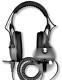 DetectorPro Ultimate Gray Ghost Signal Limiting Headphones with 1/4 Angle Plug