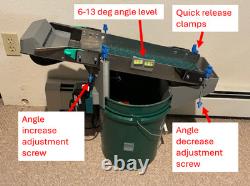 Dirt Dog 6x24 Cleanup sluice 5 gallon bucket mounting kit