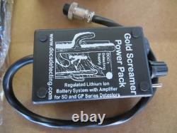 Doc's Goldscreamer Power Pack Li-Ion Battery System with Speaker for Minelab
