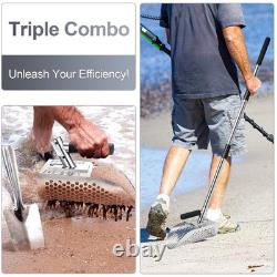 Durable 201 Stainless Steel Sand Scoop for Treasure Hunting