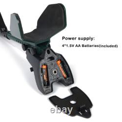 Durable Metal Detector with 11'' DD Waterproof Coil & 3 Accessories FREE