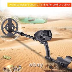 Durable Metal Detector with 8 Waterproof Coil, Headphone, Plus Accessories