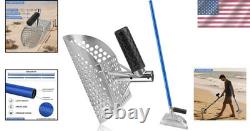 Elegant Metal Detecting Sand Scoop with Anti-Slip Handle for Outdoor Exploration