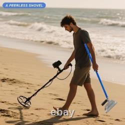 Elegant Metal Detecting Sand Scoop with Anti-Slip Handle for Outdoor Exploration