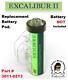 Excalibur II Spare Rechargeable Battery POD Battery NOT Included PN 3011-0213