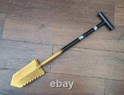 Excalibur Metal Detecting Shovel T-Handle Left Side Serrated Blade Lancelot