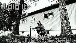 Excalibur Metal Detecting Shovel T-Handle Left Side Serrated Blade Lancelot