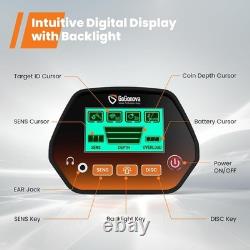 Explore the Outdoors with Our Adjustable Waterproof Metal Detector & Accessories