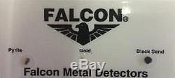 FALCON MD20 METAL DETECTOR w ACCESSORIES Handle, holster, headphones+MAGAZINE