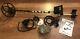 Fisher 1270 Metal Detector 2 Spider Coils & 5 Coil + Extras Very Nice Shape