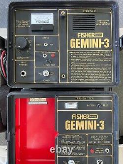 Fisher Research Labs Gemini-3 Metal Detector