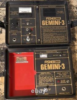 Fisher Research Labs Gemini-3 Metal Detector Box Only For Parts/Repair