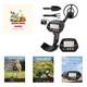 Fun Outdoor Adventure Kids Metal Detector with Adjustable Length & Accessories