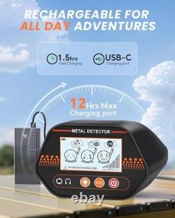 Fun Outdoor Adventure Kids Metal Detector with Adjustable Length & Accessories