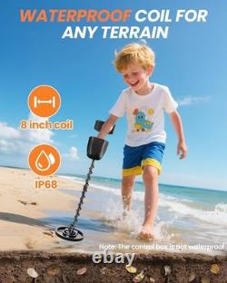 Fun Outdoor Adventure Kids Metal Detector with Adjustable Length & Accessories