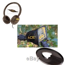 Garrett ACE 300 Metal Detector, Free Accessories, Headphones, Waterproof Coil ++