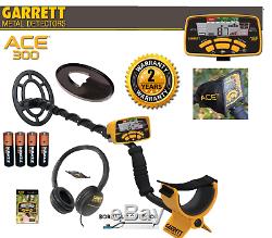 Garrett ACE 300 Metal Detector with Accessories