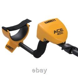 Garrett ACE 400 Metal Detector with 8.5 x 11 DD Waterproof Coil & 3 Accessories