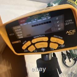 Garrett ACE 400 Metal Detector with 8.5 x 11 DD Waterproof Coil & Accessories