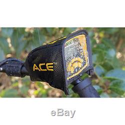 Garrett ACE 400 Metal Detector with Waterproof Search Coil & Accessories Bundle