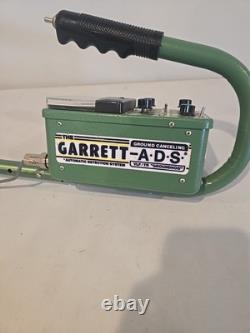 Garrett ADS metal detector With Case, Manual Deep Seeker Groundhog See Video