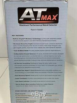 Garrett AT Max Metal Detector with Accessories, Brand New