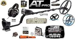 Garrett AT Pro Metal Detector with Accessories & Pro Pointer AT