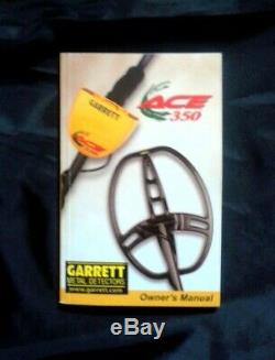 Garrett Ace 350 Metal Detector Preowned For Parts or Repair Includes Accessories