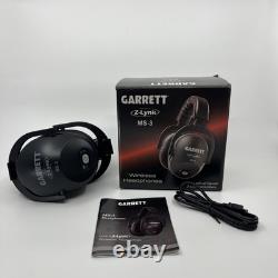 Garrett MS-3 Z-Lynk Wireless Headphones New Open Box High Fidelity Audio 30hr