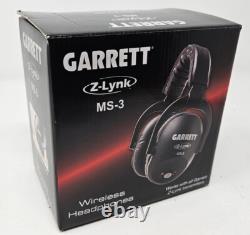 Garrett MS-3 Z-Lynk Wireless Headphones New Open Box High Fidelity Audio 30hr