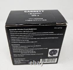 Garrett MS-3 Z-Lynk Wireless Headphones New Open Box High Fidelity Audio 30hr