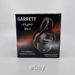 Garrett MS-3 Z-Lynk Wireless Headphones New Open Box High Fidelity Audio 30hr