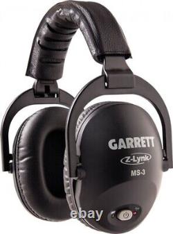 Garrett MS-3 Z-Lynk Wireless Headphones for Garrett Metal Detectors 1627710 NEW