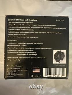 Garrett Ms3 Z-lynk Wireless Headphones for Garrett Metal Detectors 1627710