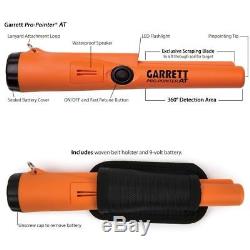Garrett Pro Pointer AT Metal Detector Waterproof with Camo Pouch and Edge Digger