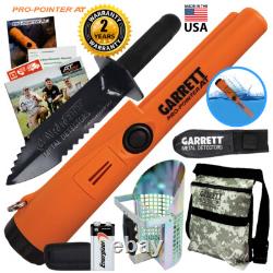 Garrett Pro Pointer AT Pinpointer Waterproof with Edge Digger, Sand Scoop & Pouch