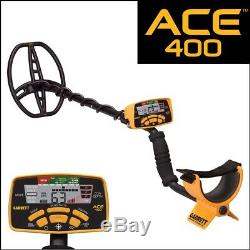 Garrett Refurbished ACE 400 Metal Detector with Searchcoil and 3 Accessories