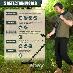 Gbnryg Professional Metal Detector for Adults, 12 IP68 Waterproof M55Z&Green