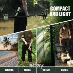 Gbnryg Professional Metal Detector for Adults, 12 IP68 Waterproof M55Z&Green