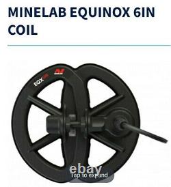 Genuine Minelab Equinox Double-D Smart Accessory Coil 6 3011-0333