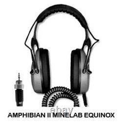 Gray Ghost Amphibian II Headphones for Minelab Equinox