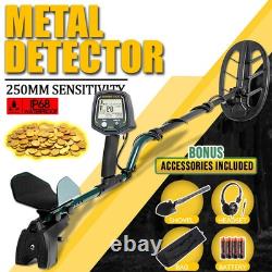 Heavy Duty Metal Detector with 10 7.8 kHz Waterproof Search Coil 3 Accessories