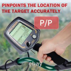 Heavy Duty Metal Detector with 10 7.8 kHz Waterproof Search Coil 3 Accessories