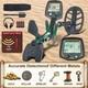 Heavy Duty Metal Detector with 10 inch 7.8 kHz Waterproof Search Coil Detector
